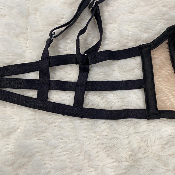 NWT For Love and Lemons 🍋 Aimee Peekaboo Underwire Bra Small DD - Picture 5 of 5